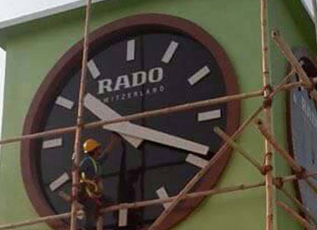 AERO Clock Tower by working clock