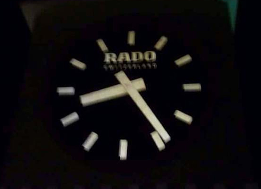 night view clock